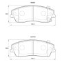 Chrysler Kbc Brake Pads Front For - Spares Direct