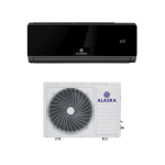 12 Acs 11680 Btu Alaska Midwall Split Unit Airconditioner Inverter Wifi Enabled- Dark Grey Mirror