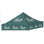 Ovation Sublimated Gazebo 2M X 2M Roof Excludes Hardware