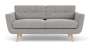 Vera 2-SEATER Sofa Olena Light Grey - Olena Light Grey
