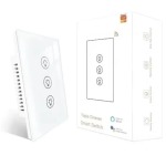Smart Home Lighting Switch - Tuya App Controlled - 3 Button