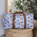 Travel Bag Hospital Bag Duffel Bag Construction Dinosaur Dino