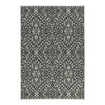 Kayden White And Black Rug - 3.4M X 2.4M