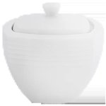 Arctic White Square Sugar Bowl