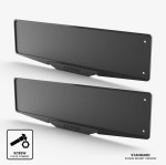 Nissan Gt-r Number Plate Holder Set Black For