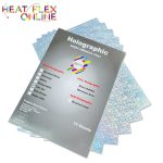 A4 Waterproof Inkjet Silver Holographic Vinyl – Line Art 10 Sheets