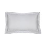 500 Thread Count Sateen Egyptian Cotton Oxford PILLOWCASE - Silver - King - One PILLOWCASE 50 X 90CM