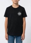 PALLADIUM Boys Heritage Black T-Shirt - 11-12 Black