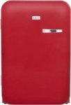 Snomaster - 115L Retro Red Under-counter Beverage Cooler Solid Door