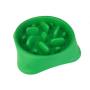 Pet Slow Feeder Bowl - Assorted Bright Colours - Grass Green