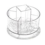 Makeup Brush Holder Organizer 360 Rotating Pencil Pen Holder Cup Desk Ac