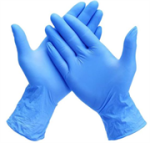 Medtex Examination Powder Free Nitrile Disposable Gloves Box Of 100 – Size Large Latex Free Finger Textured Non-sterile Ambidextrous-blue Retail Box No Warranty