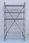 Grey 6 Tier Metal Shelf 175X93X60