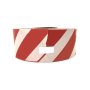 Barrier Tape Pvc Red/white 75MM X 100 Mt