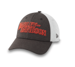Harley-davidson Drop H 39THIRTY Shadowtech Heather Stretch-fit Cap – Medium Grey Heather