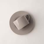 Maxim Cup & Saucer 4PCE In Gift Box Choose From 3 Colours - Light Grey