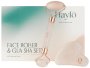 Face Roller & Gua Sha Set - Rose Quartz