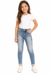 Guess Girls Kira Skinny Jeans In Medium Wash - Medium Wash 8