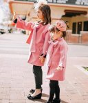 6-12M Melton Pink Coat - Earthchild