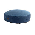 Rogz Lounge Flat Round Bed - Large Navy