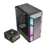 Antec NX250 Atx Mid-tower Gaming Chassis+ Vp 550W Psu Bundle