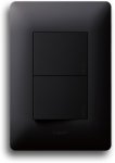 Ysalis PY224BLK 2 Lever 1 Way Black 16 A Manual Electrical Switch