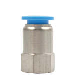 AirCraft Pu Hose Fitting Straight Stud 10MM-1 8" F