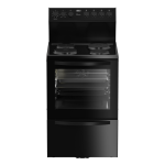 Defy 60CM 4 Plate Electric Stove -thermofan+black