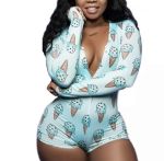 Ice Cream Plus Size Pyjama Onesie