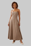 Strappy Maxi Dress - XXL Stone