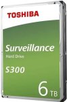 Toshiba S300 3.5-INCH 6TB Sata III Surveillance Internal Hard Drive