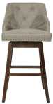 Button Swivel Dark Grey Bar Stool - NFK010GR 30