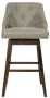 Button Swivel Dark Grey Bar Stool - NFK010GR 30