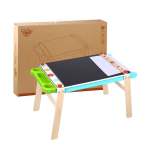2-IN-1 Chalkboard & Art Table