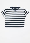 PoP Candy Stripe Tee - Blue & White