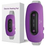 Electric Heating Pad Portable Cordless Menstrual Pad With 4 Heat Levels And Massage Modes Fast Large Belly Wrap Belt Purple