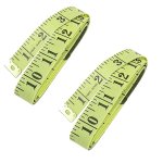 Haberdashery Measuring Tape - Tailoring Tape - 150CM Pack Of 2 - Lime
