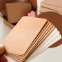 100PCS Blank Kraft Paper Message Cards Word Cards Business Cards Diy Gift Cards