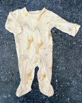 Woolworths White Animals Onesie 1 3M