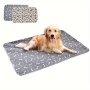 1PC Washable Dog Pee Pad Reusable Dog Toilet Mat With High Absorbent Leak Proof Design Dog Potty Training Mat Urine Pad Waterproof Dog Diaper Pad