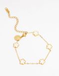Waterproof Gold Plated Stainless Steel Heart Bracelet