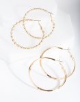 Goldair Gold Ultimate Hoop Earring Pack