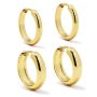 Waterproof Stainless Steel 17MM & 19MM Hoop Earrings