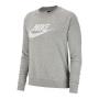 Nike Women's Nsw Essential Crew Fleece - Hbr Dark Grey Heather / White - XL