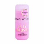 Revolution Beauty Jelly Blush Lip & Cheek Stain Strawberry Pink 5G