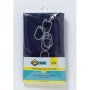 Mts Home Shower Curtain Drip Dry Std Navy