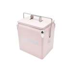 ELBA Retro Metal Coolerbox Pink