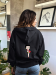 Betty Boop Summer Hoodie - Black - Large