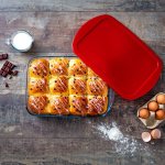 Cuisine Glass Rectangular Storage With Lid