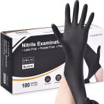 Nitrile Exam Gloves Medium 100 Pack Latex Free Powder Free Gloves